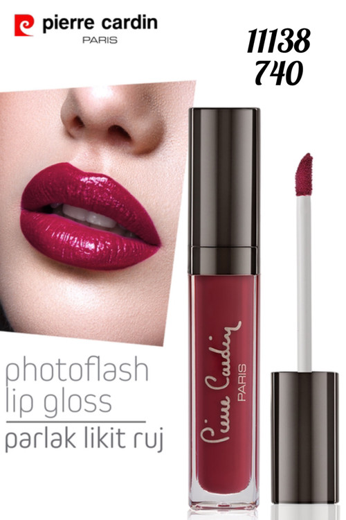 لیپ گلاس ( رژلب مایع ) فتو فلش اورجینال پیرکاردین Indian Red _ 11138 _ 740