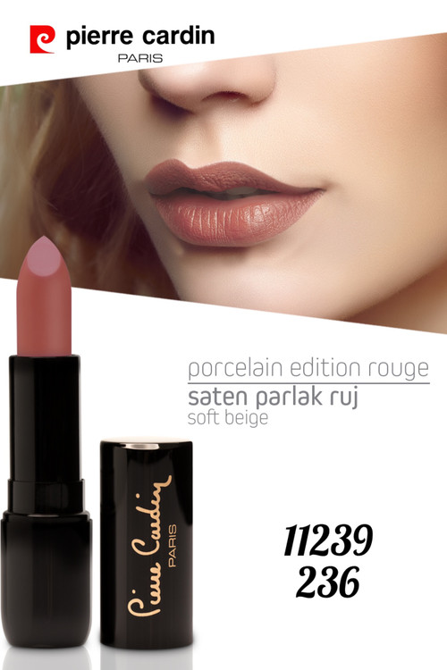 Soft Beige _ 11239 _ 236 رژلب خامه ای پرسلان اورحینال پیرکاردین