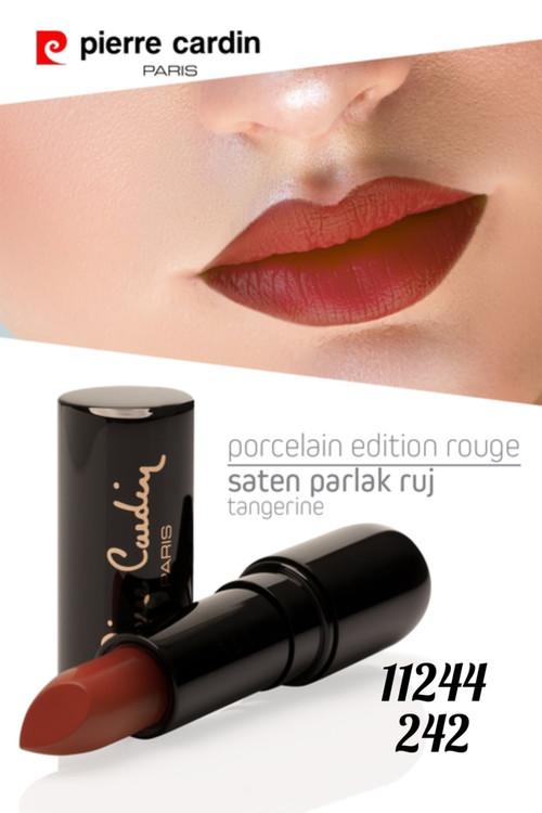 Tangerine _ 11244 _ 242 رژلب خامه ای پرسلان اورحینال پیرکاردین