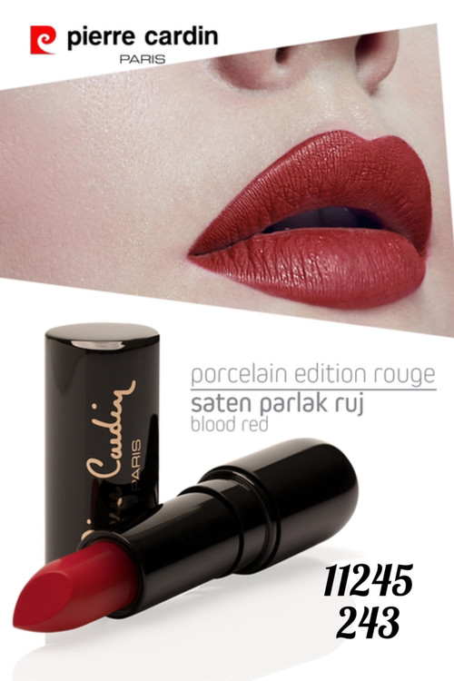 Blood Red _ 11245 _243 رژلب خامه ای پرسلان اورحینال پیرکاردین