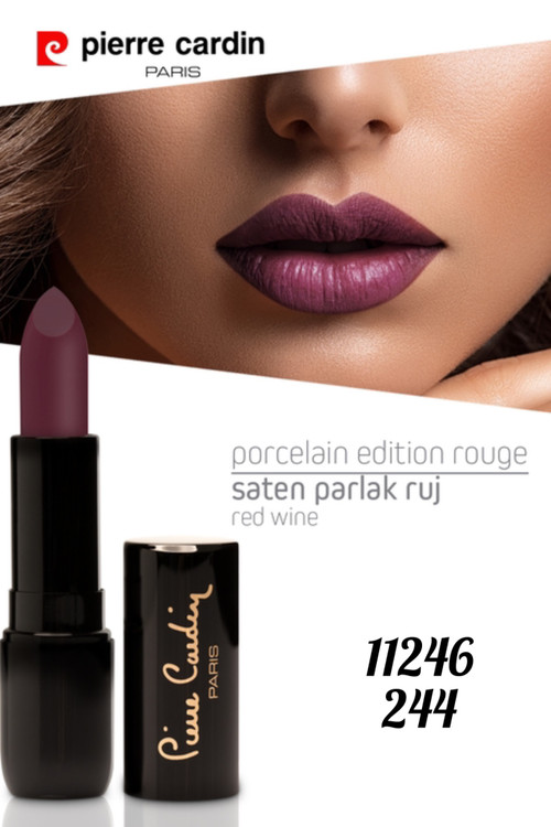 Red Wine _ 11246 _ 244 رژلب خامه ای پرسلان اورحینال پیرکاردین