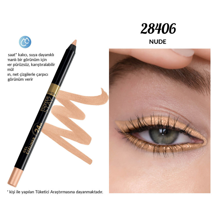 خط چشم ژله ای 24 ساعته پاور استی اورجینال آونAvon _ 28406