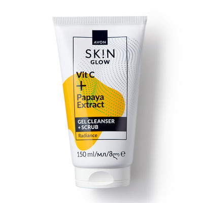 ژل پاککننده واسکراب اورجینال آون با ویتامین C + عصاره پاپایا AVON _ ۱۵۰میل