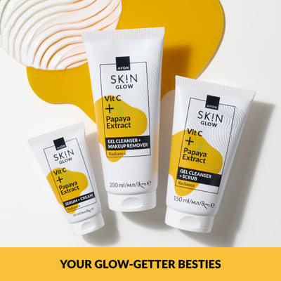 ژل پاککننده واسکراب اورجینال آون با ویتامین C + عصاره پاپایا AVON _ ۱۵۰میل