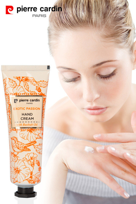 کرم دست مرطوب کننده اورجینال پیرکاردین حاوی ویتامین E و روغن بائوباب _ حجم ۳۰میل