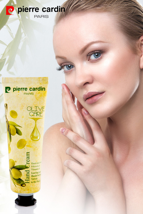 کرم مرطوب کننده دست اورجینال پیرکاردین حاوی عصاره روغن زیتون و ویتامین E _ حجم۳۰ و ۷۵میل