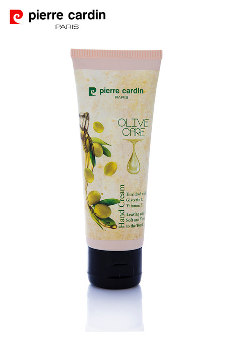 کرم مرطوب کننده دست اورجینال پیرکاردین حاوی عصاره روغن زیتون و ویتامین E _ حجم۳۰ و ۷۵میل