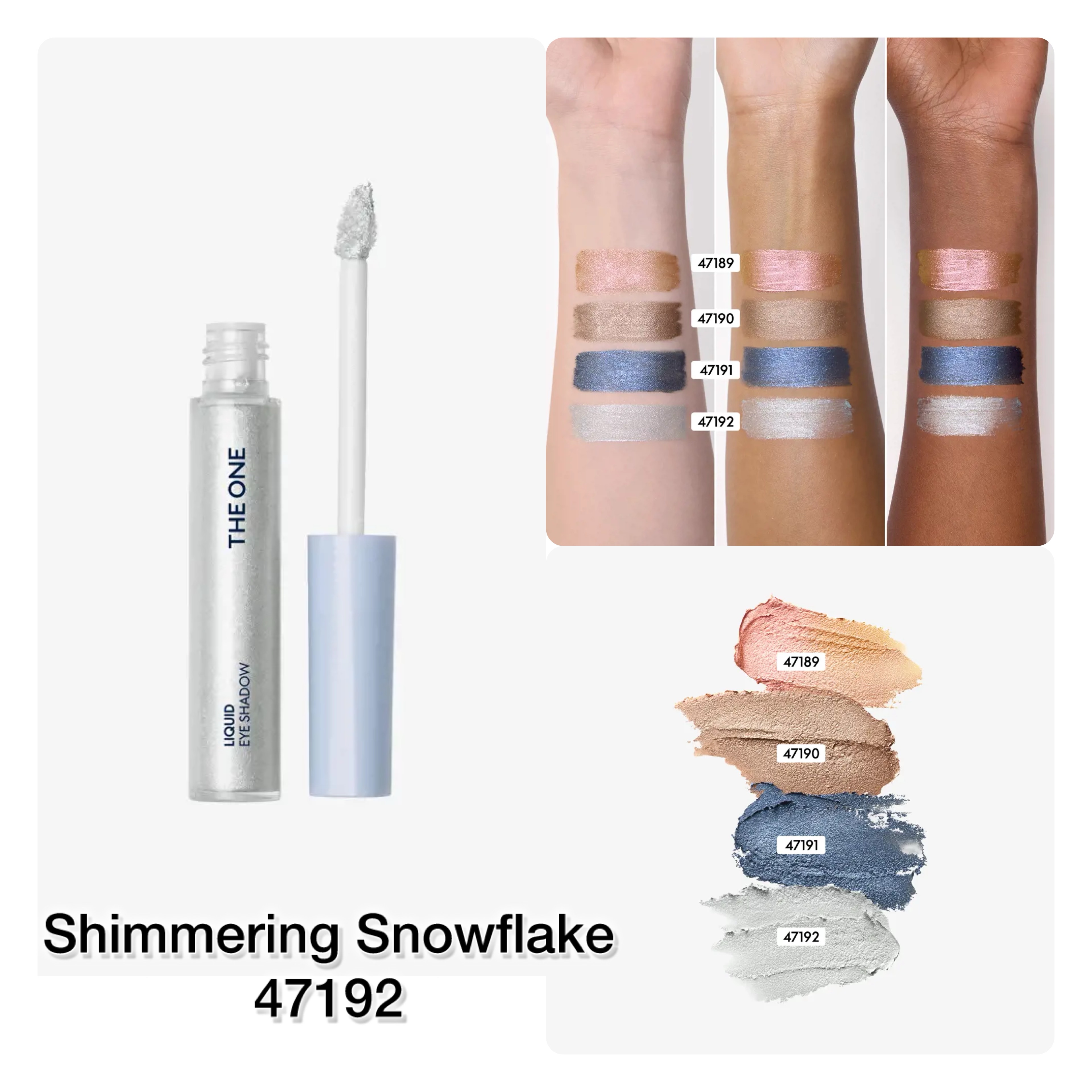 سایه های متالیک مایع دوان _ Shimmering Snowflake47192