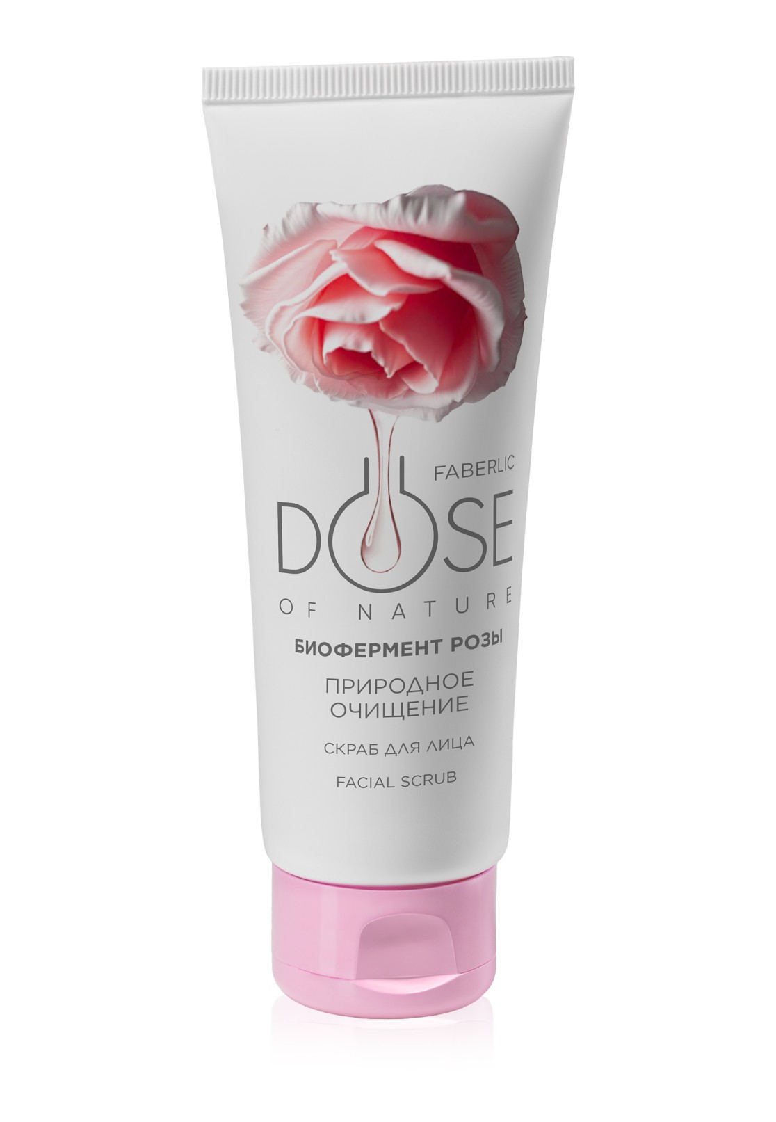 اسکراب صورت بیو آنزیم گل رز دوز طبیعت فابرلیک 14011 _ 75میل