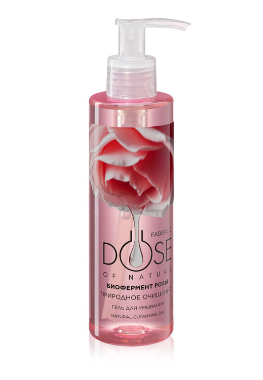 ژل پاک کننده صورت بیو آنزیم رز دوز طبیعت فابرلیک 14013 _ 200میل