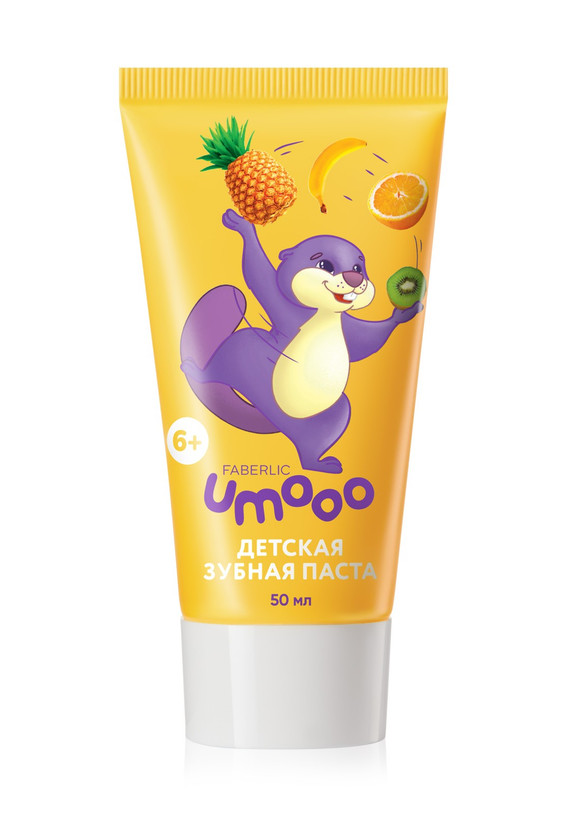 خمیردندان کودکان اومو +6 فابرلیک با فلورین 2026 _50میل