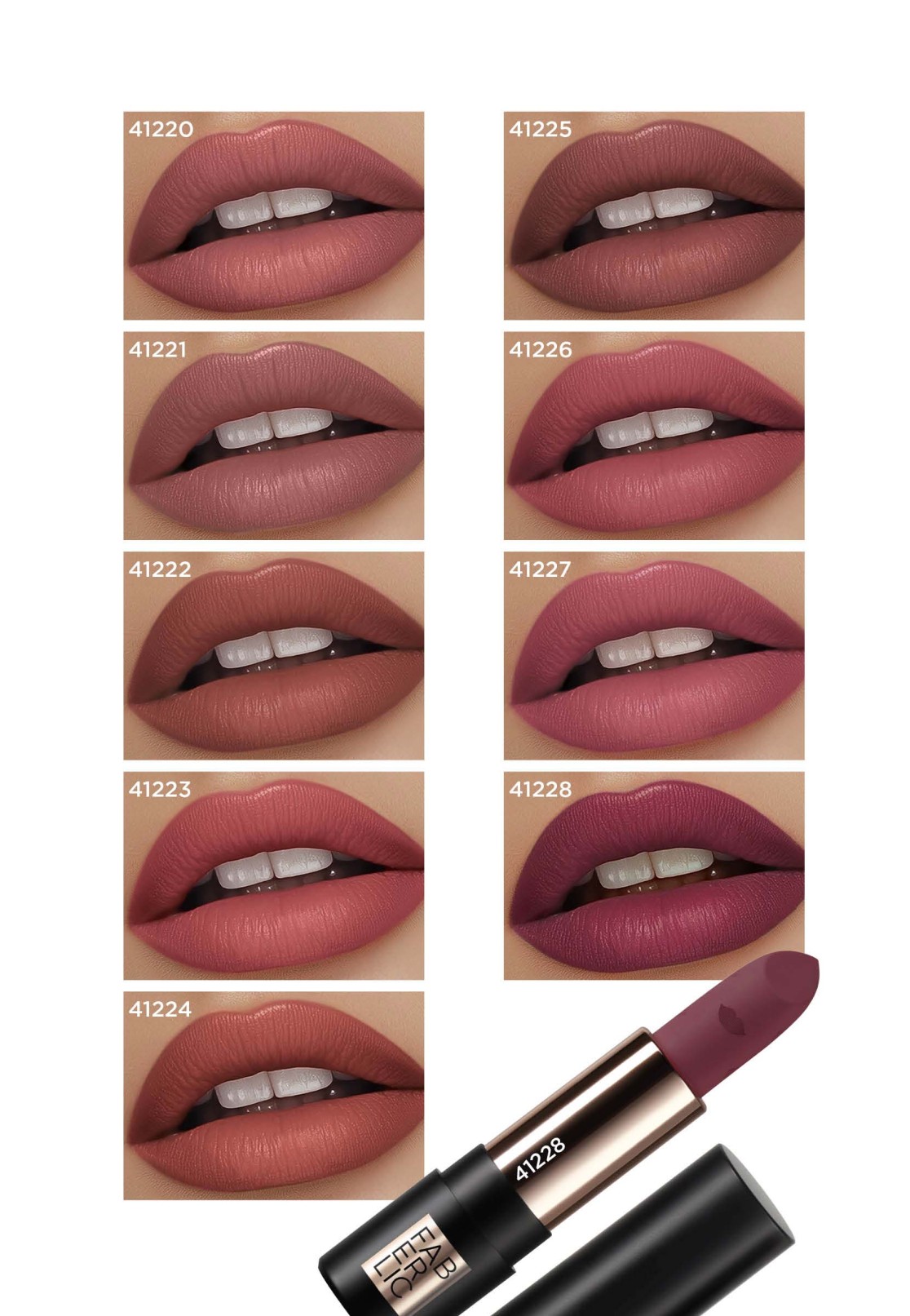 رژ لب مات شیک  فابرلیک _ 4گزم