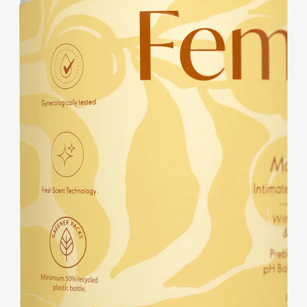 کرم شوینده مرطوب‌کننده فمینل برای ناحیه تناسلی بانوان ، با اسید هیالورونیک و عصاره هلو  46966 _ 300میل
