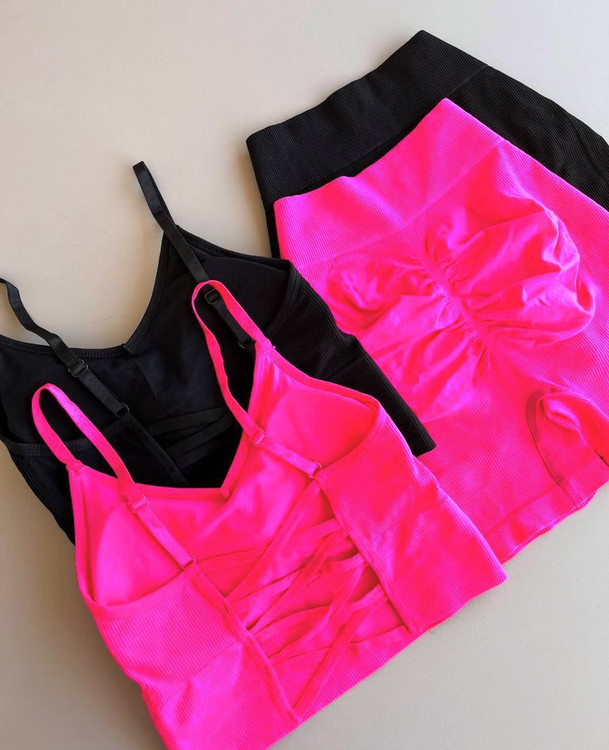 ست ورزشی پشت بندی زنانه