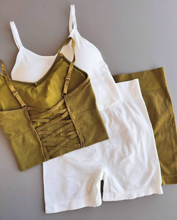 ست ورزشی پشت بندی زنانه