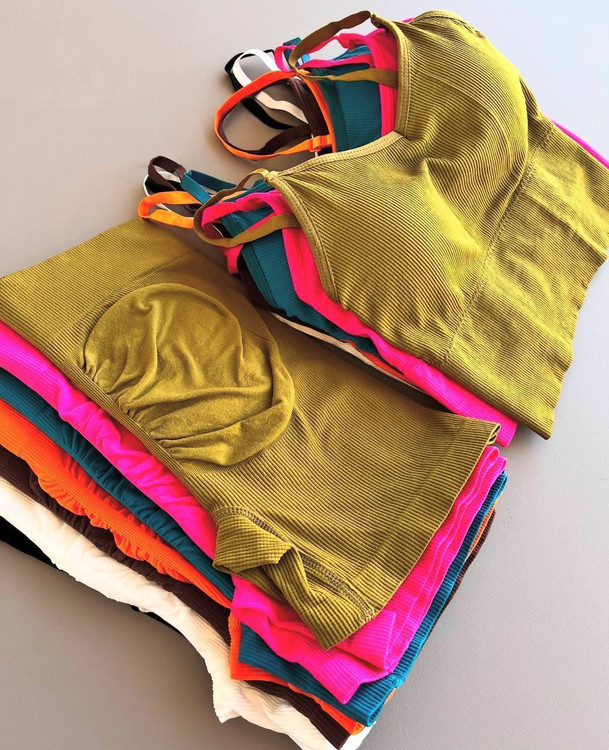 ست ورزشی پشت بندی زنانه