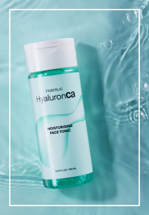 تونر آبرسان و مرطوب کننده صورت هیالورنکا HyaluronCa فابرلیک 2821 _150میل