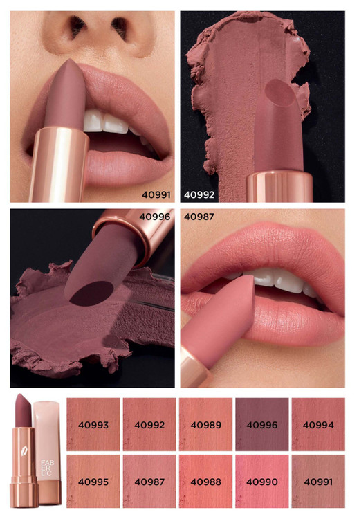 رژلب پودری نرم و نود فابرلیک مدل گلیم تیم _ 3/5گرم