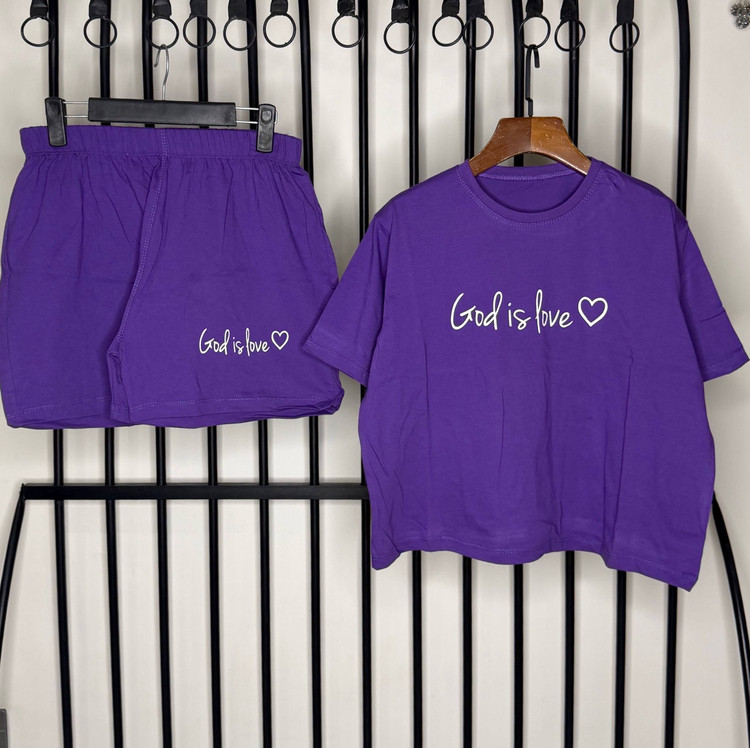 ست کراپ و شورتک زنانه قواره دار ( فری سایز ۳۸ تا ۴۸)