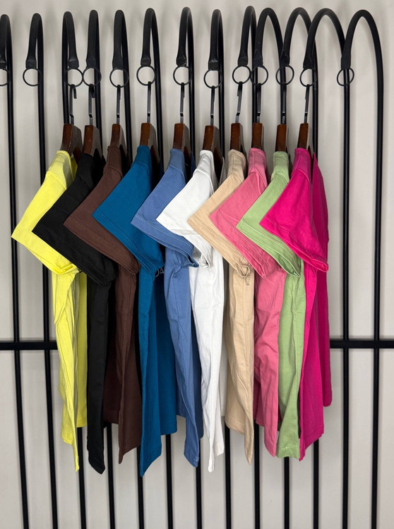 تیشرت زنانه نرمال پنبه فری سایز (۳۸_۴۴)