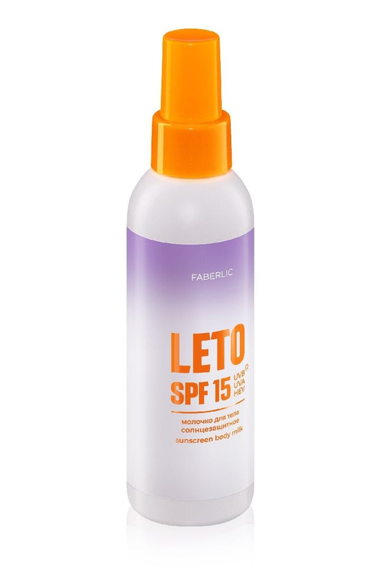 شیر بدن ضدآفتاب با spf15