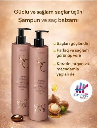 شامپو تقویت کننده و مغذی از برند Salon فابرلیک 10337 _ 400میل