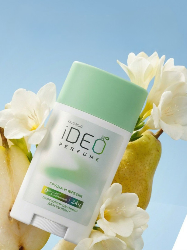 دئودورانت صابونی عطری گلابی و فریزیا iDeo فابرلیک 3741 _ 50میل