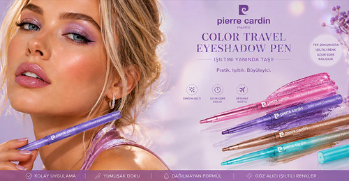 مداد و سایه چشم متالیک پیرکاردین مدل Color Travel