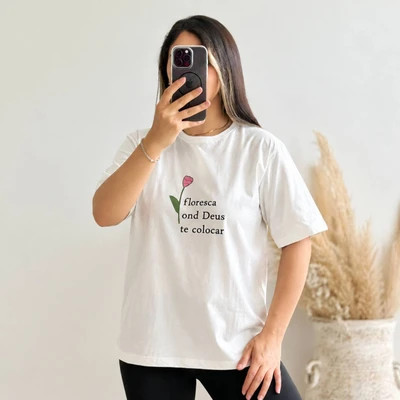 تیشرت نخ پنبه زنانه قواره دار(باکسی) فری سایز38_48