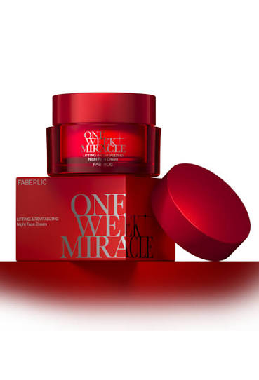 کرم شب لیفتینگ و ترمیم کننده مدل MIRACLE ONE WEEK فابرلیک 0652 _ 50میل