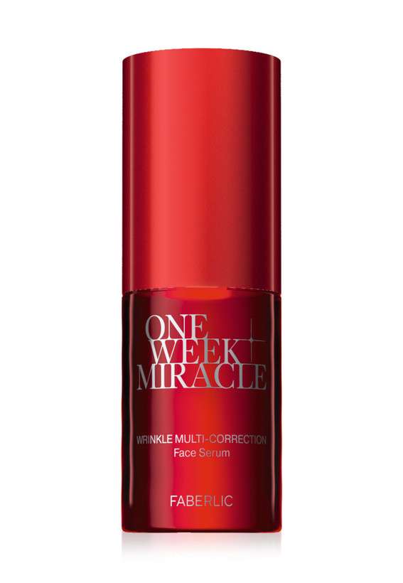سرم صورت معجزه گر ضدچین و چروک و لیفت کننده مدل ONE WEEK MIRACLE فابرلیک 0653 _ 30میل
