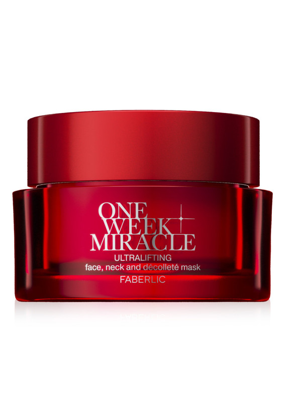 ماسک فوق العاده لیفتینگ صورت، گردن و دکلته مدل ONE WEEK MIRACLE فابرلیک 0654 _ 50میل