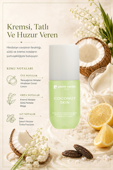 عطر اسپری پرفیوم زنانه مو و بدن پیرکاردین 70412 _ 110میل