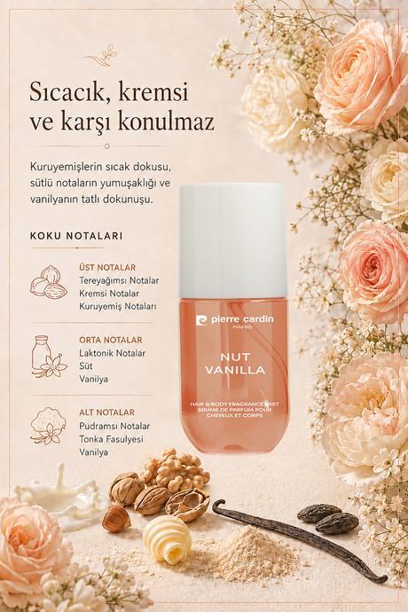عطر اسپری پرفیوم زنانه مو و بدن پیرکاردین 70408 _ 110میل