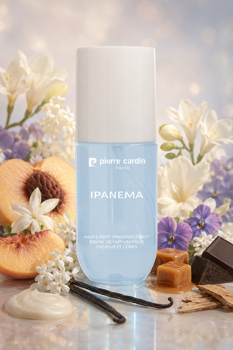 عطر اسپری پرفیوم زنانه مو و بدن پیرکاردین 70404 _ 110میل ( رنگ شیشه محصول قهوه ای میباشد)