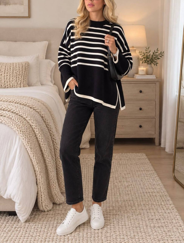بافت زنانه مزونی ترک ( فری سایز تا ۴۶ )