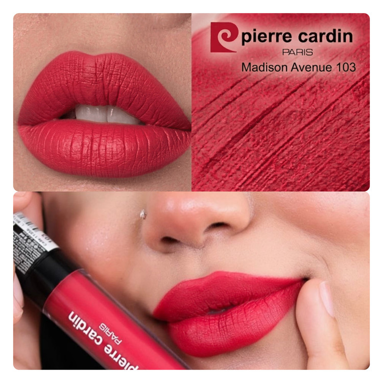 رژلب مایع ماندگار ضدبوسه پیرکاردین Pierre Cardin