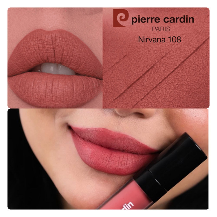 رژلب مایع ماندگار ضدبوسه پیرکاردین Pierre Cardin