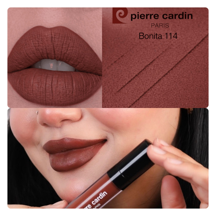 رژلب مایع ماندگار ضدبوسه پیرکاردین Pierre Cardin