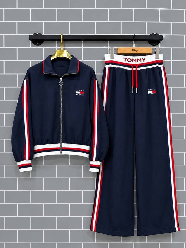 ست زنانه سویشرت شلوار بگ❤️TOMMY💙 ( فری سایز تا ۴۴)