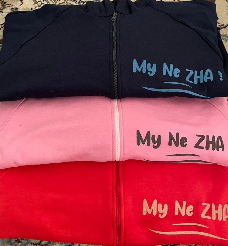 سویشرت زنانه کلاهدار خفنMY NEZHA ( لش )