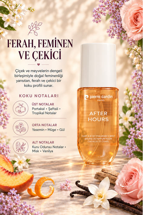 عطر اسپری پرفیوم زنانه مو و بدن پیرکاردین 70400 _ 110میل