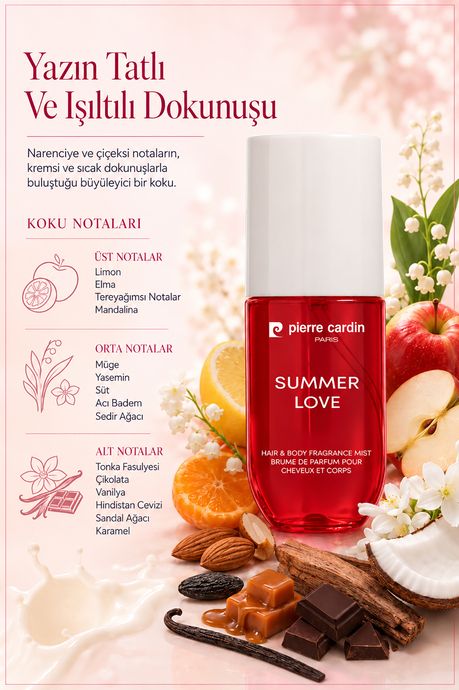 عطر اسپری پرفیوم زنانه مو و بدن پیرکاردین 70411 _110میل