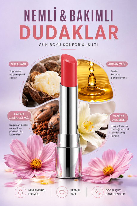 رژلب مرطوب کننده با جلوه براق سری Sheer Glow پیرکاردین